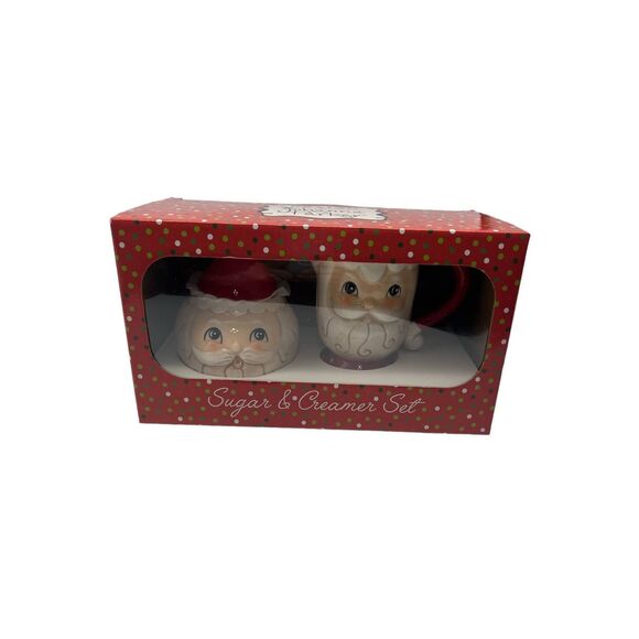 Johanna Parker Santa Sugar and Creamer Christmas Set - Picture 2 of 2